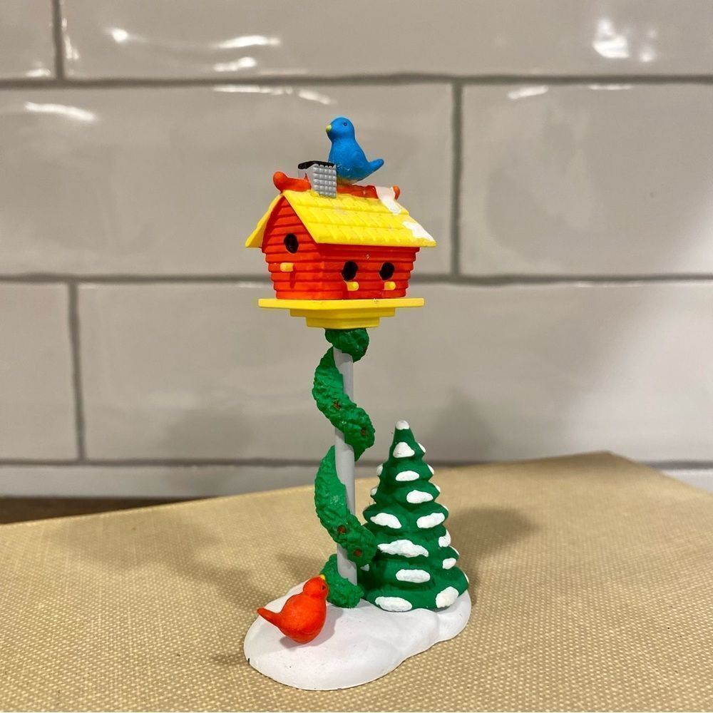Department 56 Home For The Holidays Christmas Birdhouse Accessory #5645-6